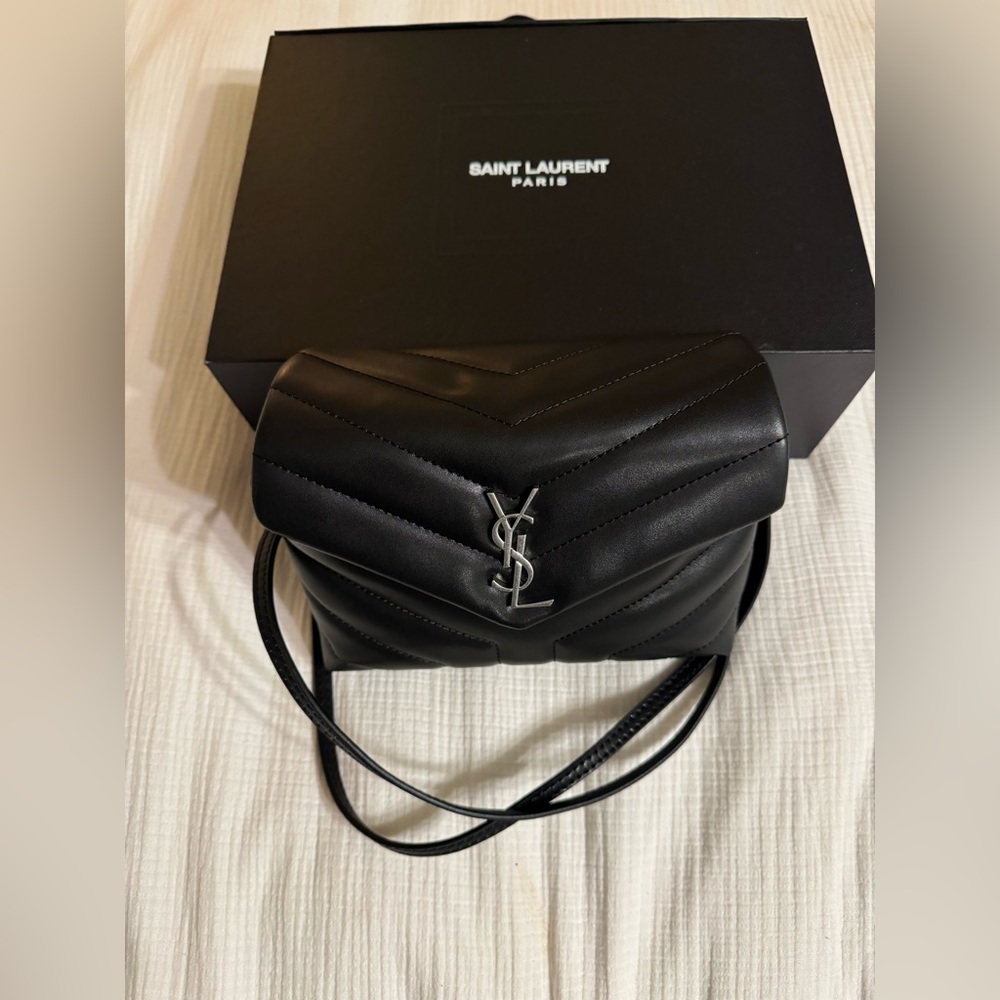 YY - Y S L - Y ou’re S o L ovely - black small puffer purse. New.